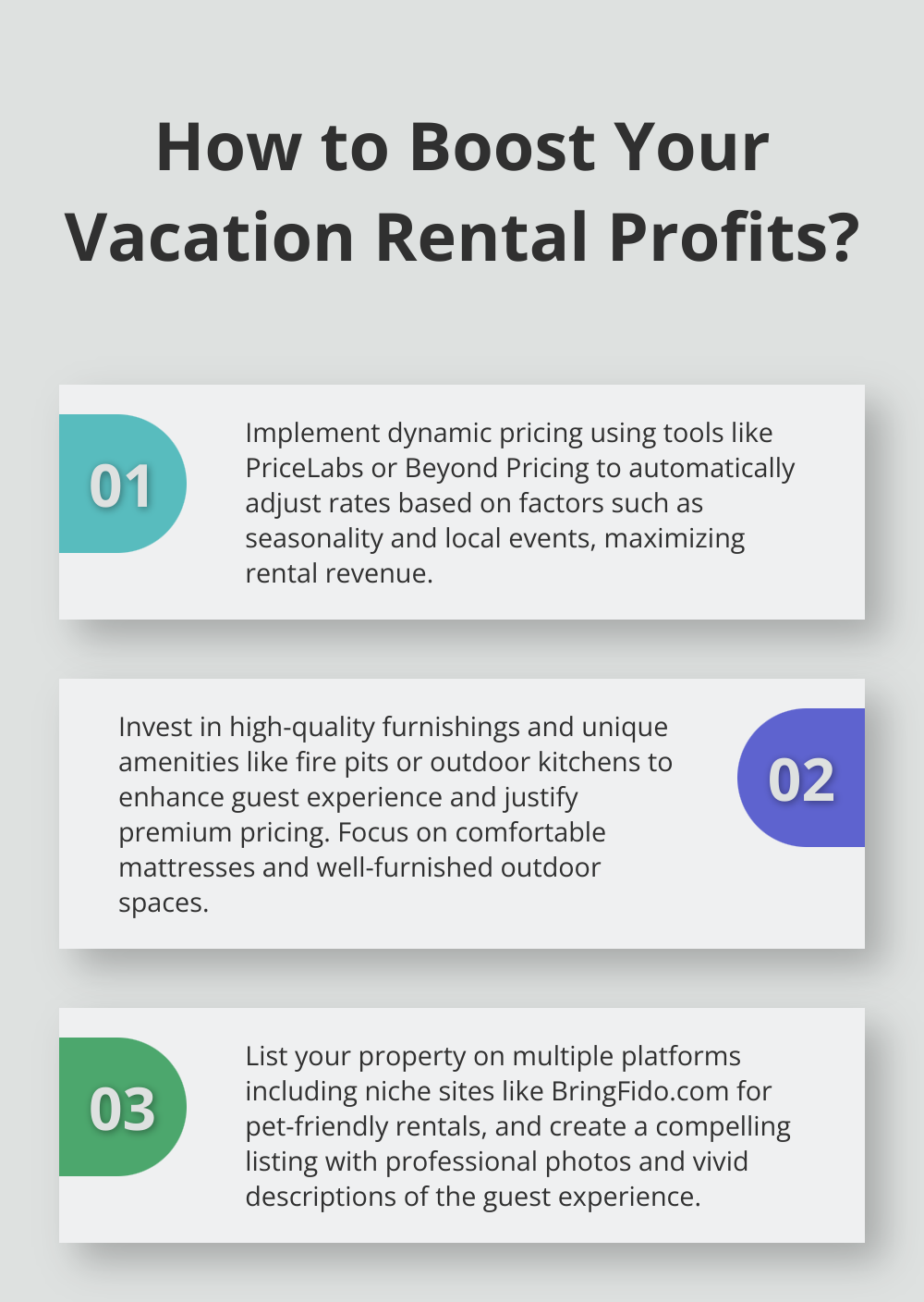 Infographic: How to Boost Your Vacation Rental Profits? - vacation home rental income