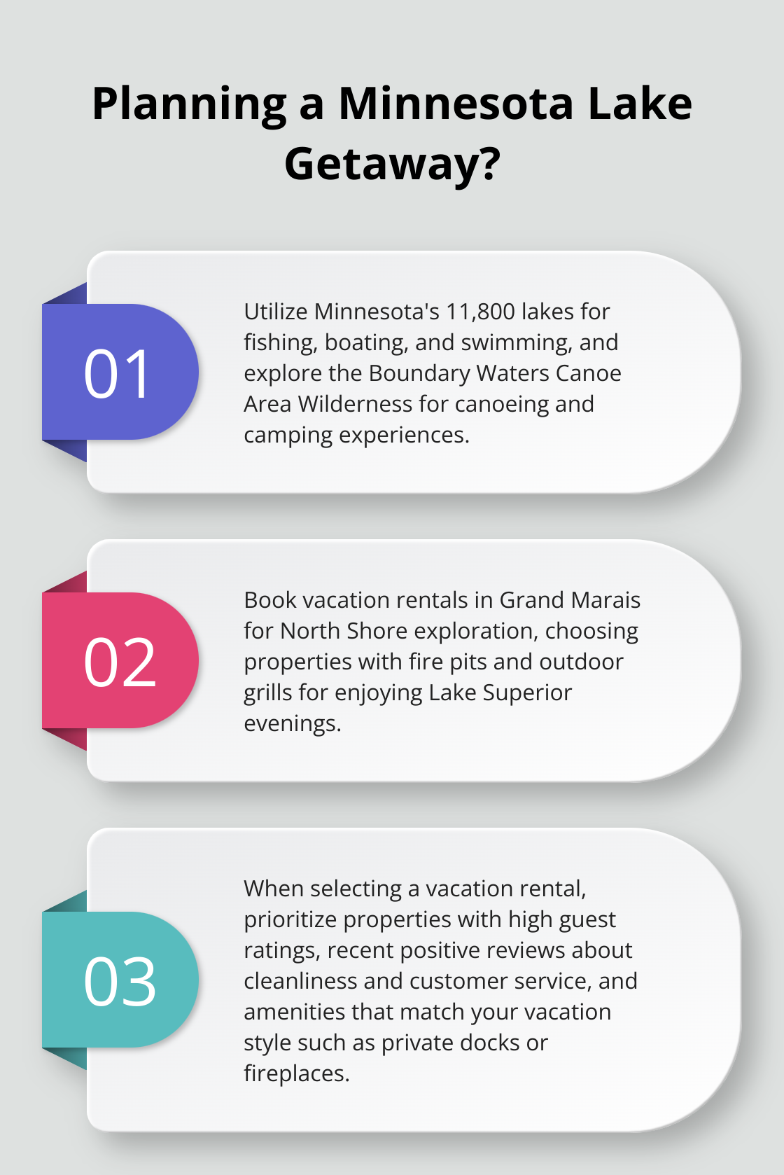 Infographic: Planning a Minnesota Lake Getaway? - best vacation rentals in minnesota