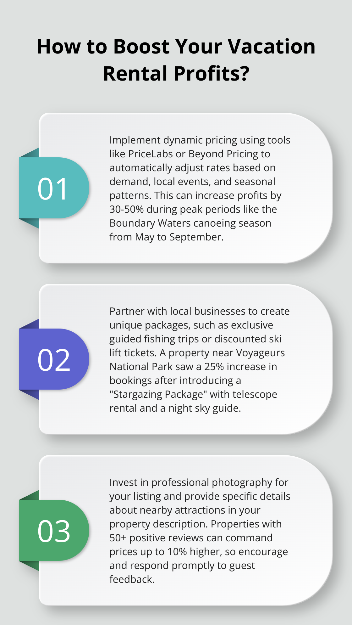 Infographic: How to Boost Your Vacation Rental Profits? - how to estimate vacation rental income