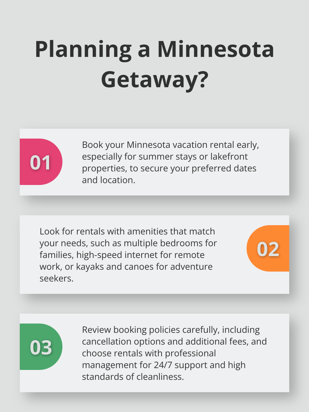 Infographic: Planning a Minnesota Getaway?