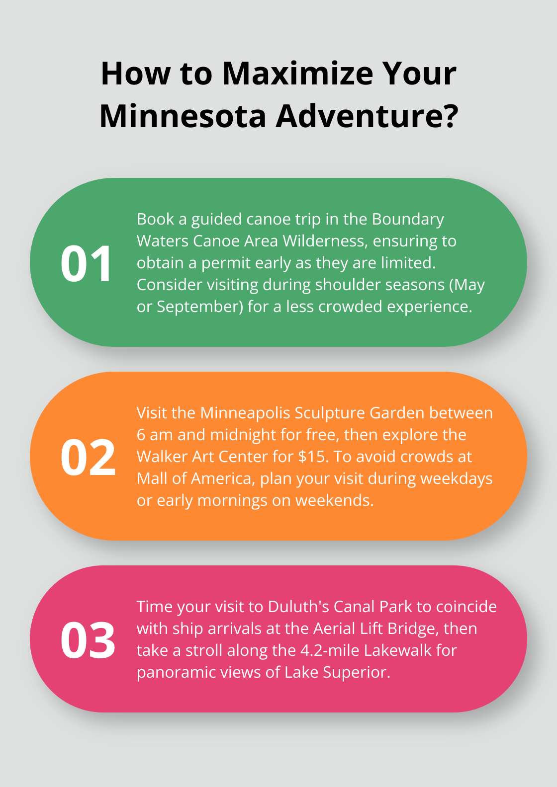 Infographic: How to Maximize Your Minnesota Adventure? - travel in minnesota today