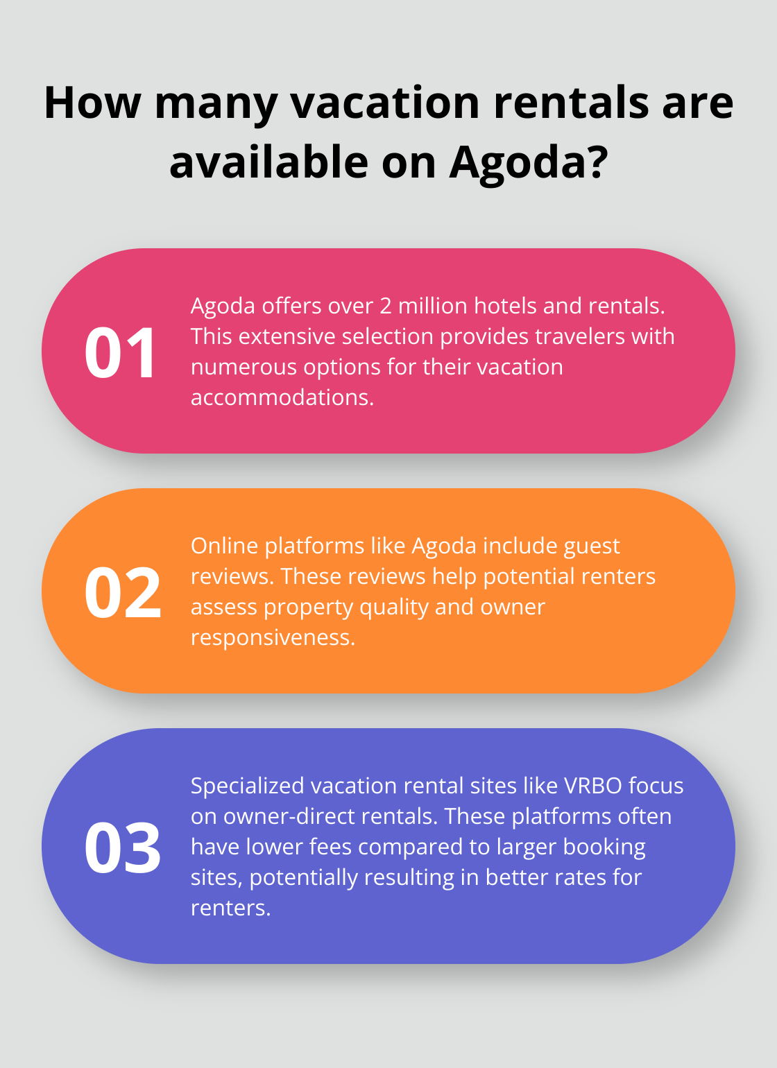 Infographic: How many vacation rentals are available on Agoda? - vacation cabin rentals by owner