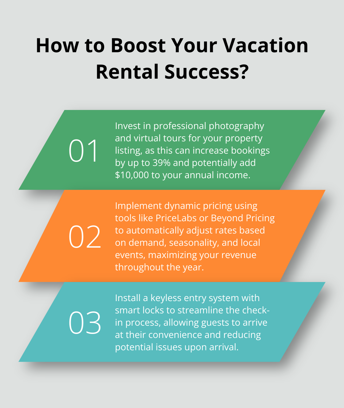 Infographic: How to Boost Your Vacation Rental Success? - vacation rental income