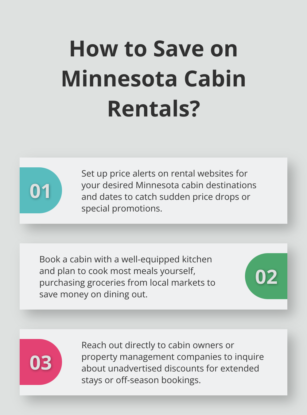 Infographic: How to Save on Minnesota Cabin Rentals? - affordable cabin rentals mn