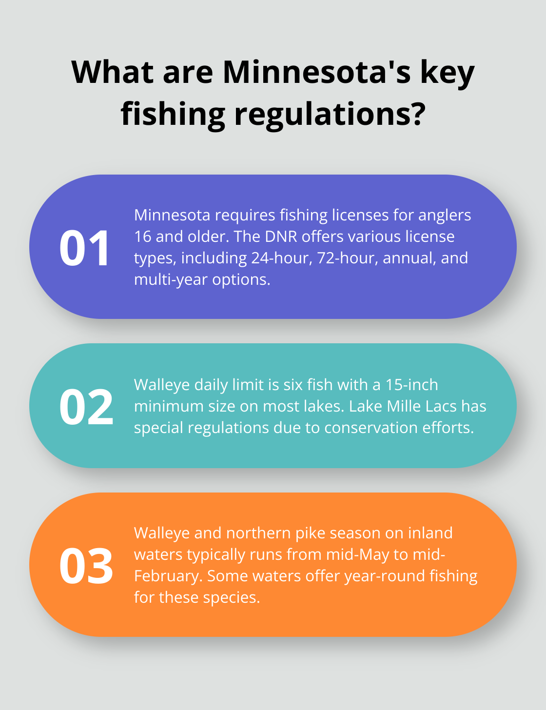 Infographic: What are Minnesota's key fishing regulations? - minnesota fishing trips