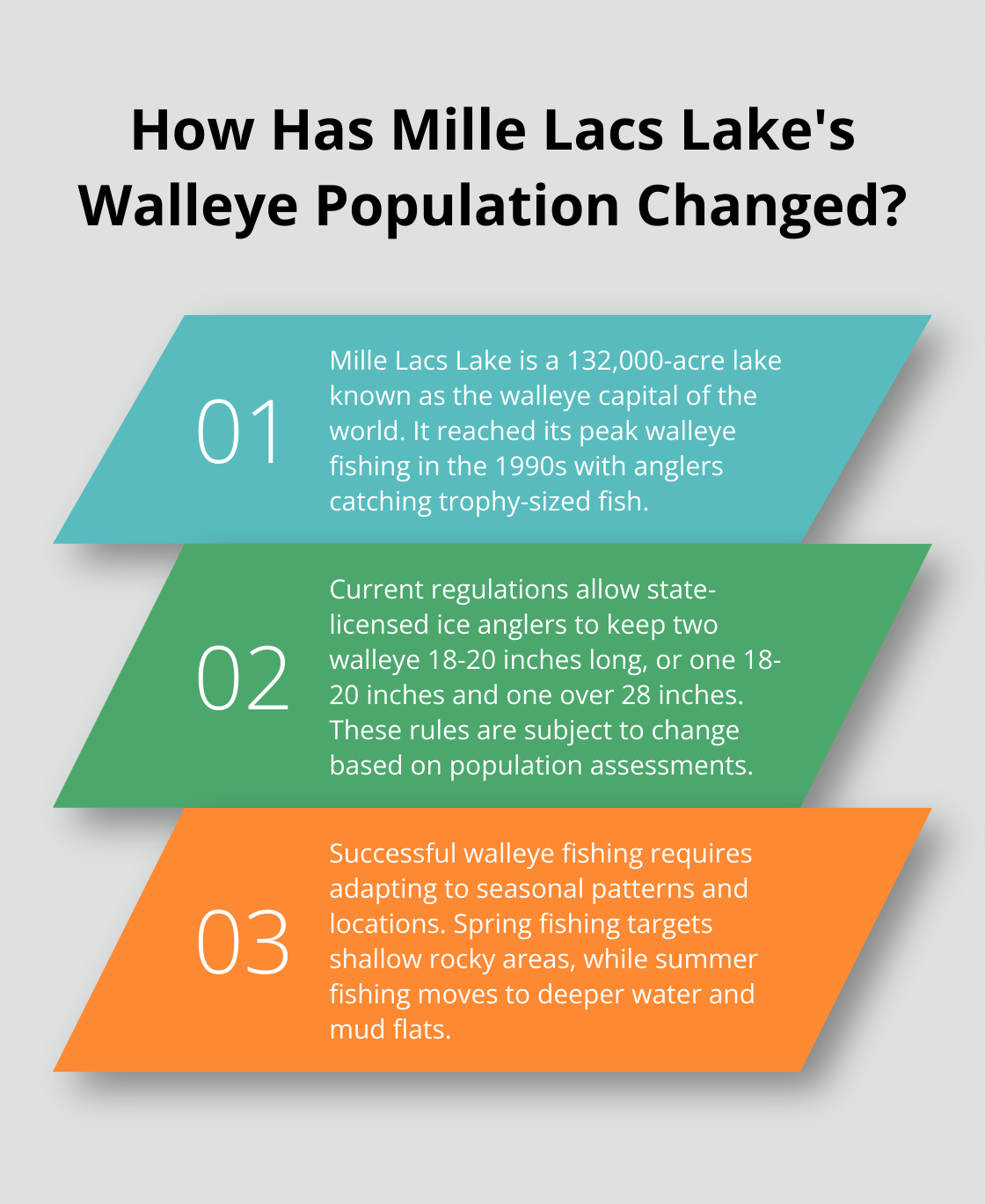 Infographic: How Has Mille Lacs Lake's Walleye Population Changed?