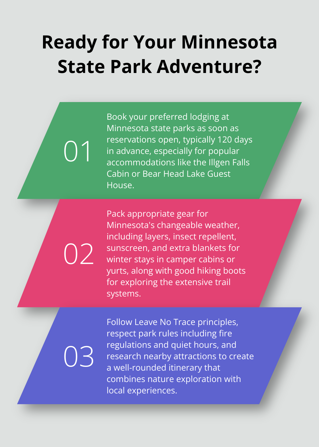 Infographic: Ready for Your Minnesota State Park Adventure?