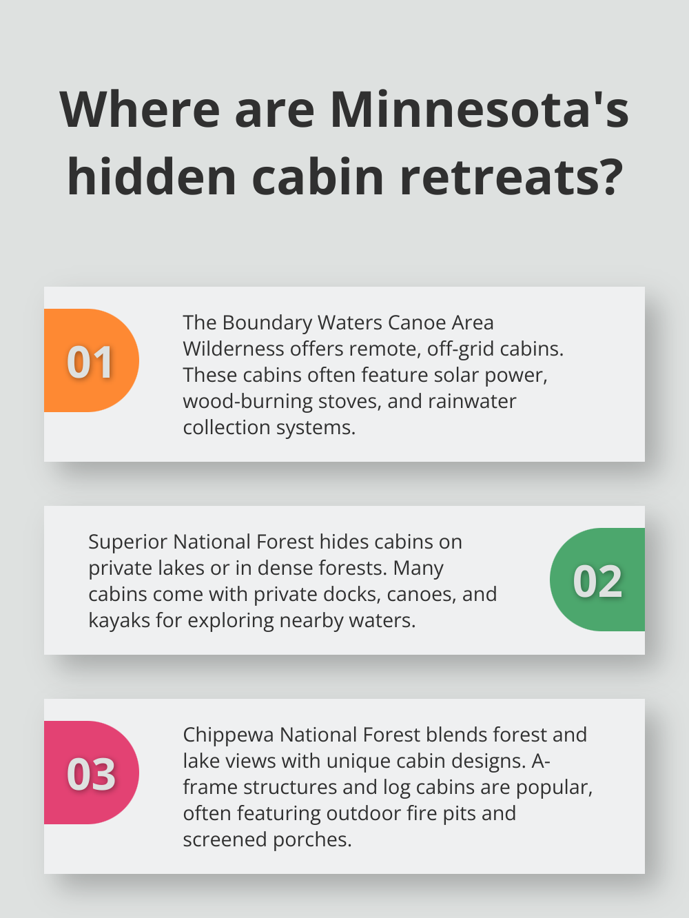 Infographic: Where are Minnesota's hidden cabin retreats?