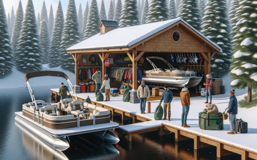 Winter Pontoon Storage Solutions for Cabin Owners