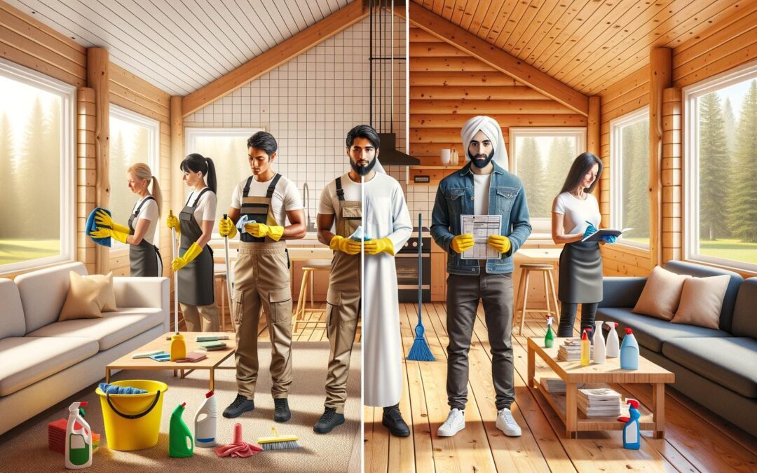 Professional vs DIY Cabin Cleaning for Rental Properties