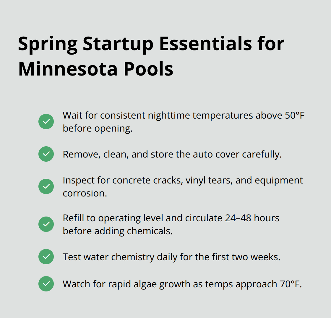 Key steps to safely open your pool in Minnesota each spring