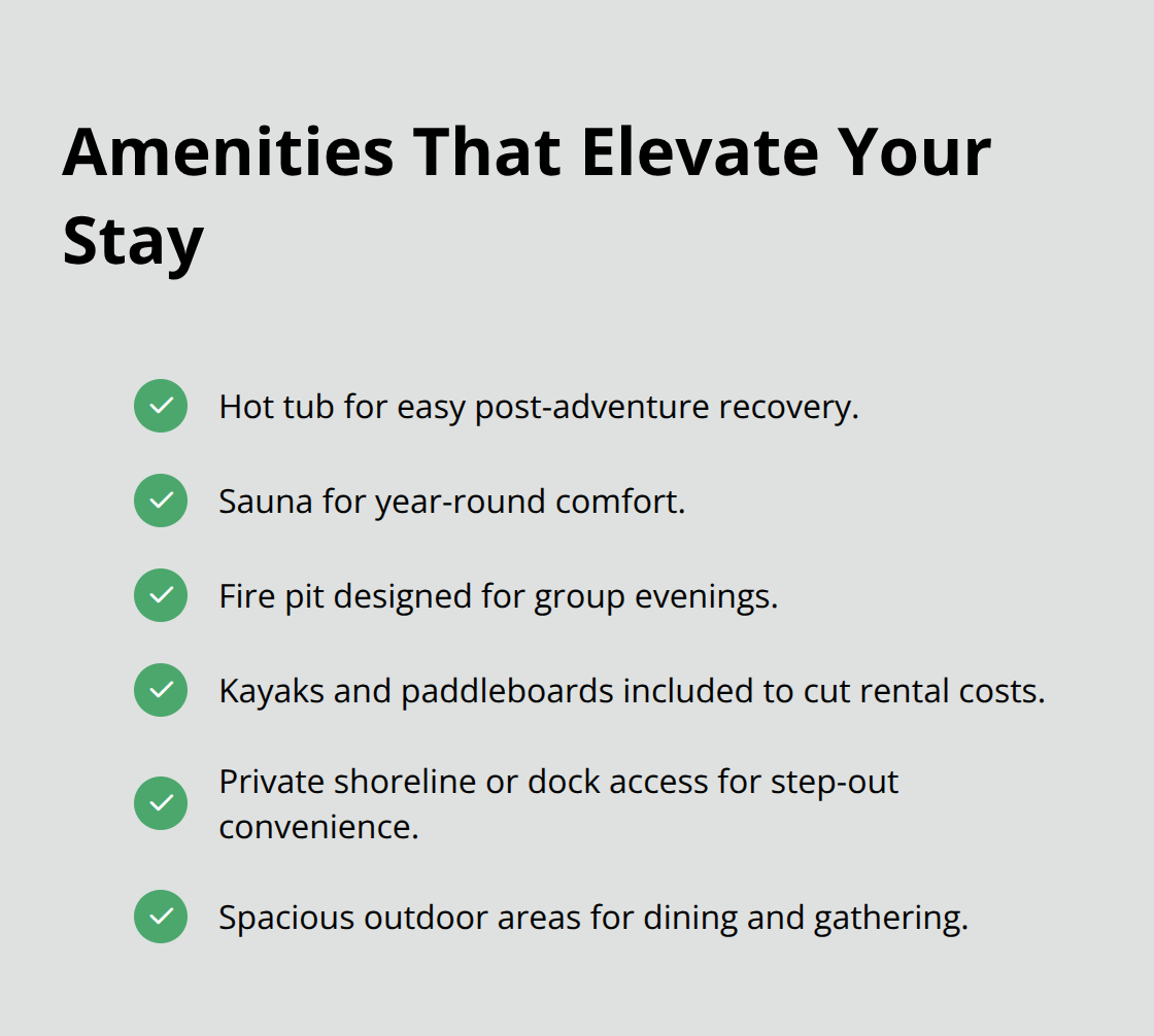 Essential amenities that turn a Minnesota lake rental from basic to memorable. - best mn getaways