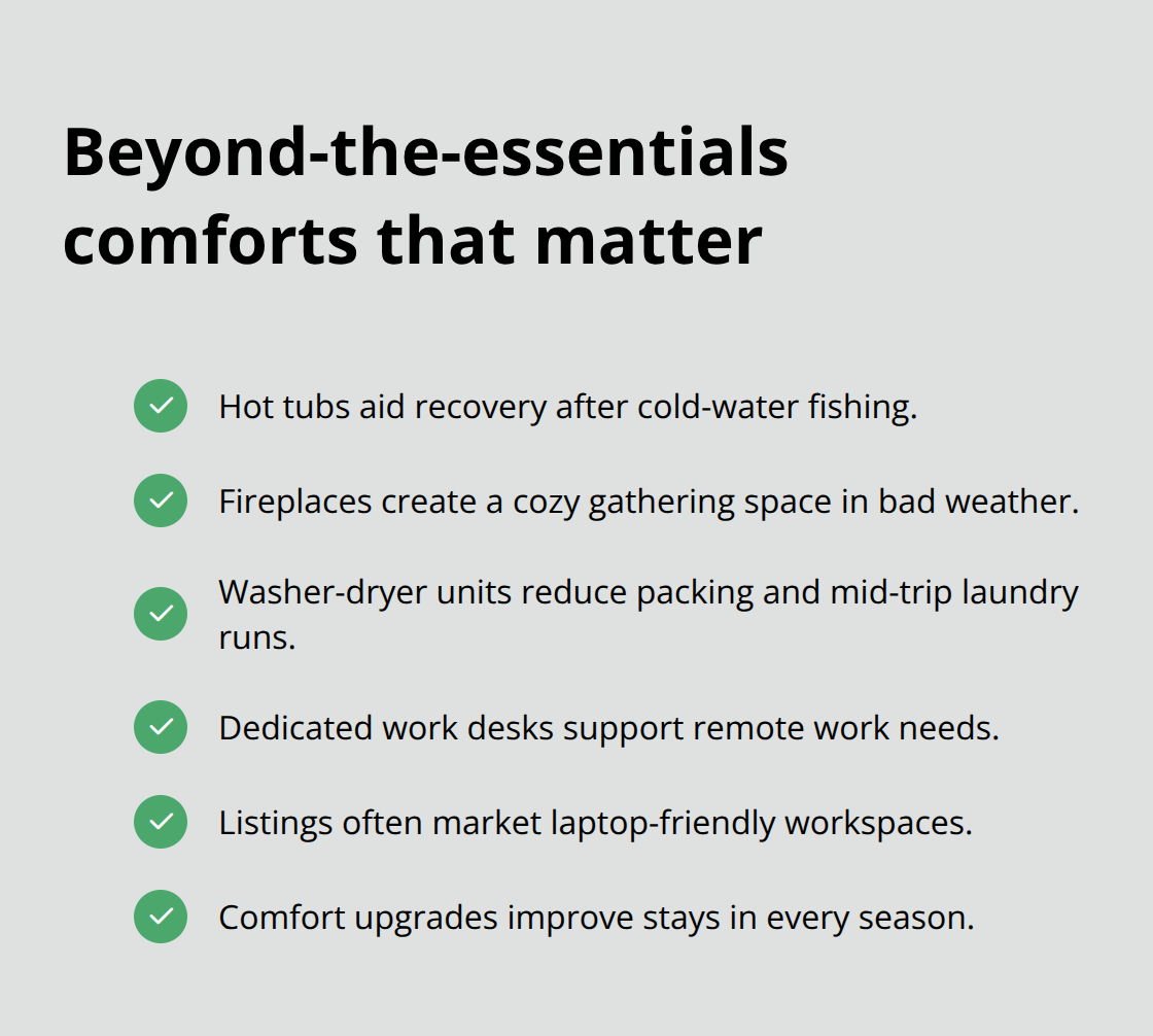 Key comfort features guests appreciate in Mille Lacs rentals
